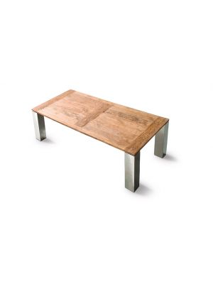 Noa Table Aluminum Legs Wooden Top by elite, TO BE Online Sales