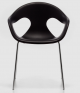 Sunny 4 Legs chair polypropylene seat steel legs by Arrmet buy online