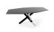 Aikido Polygonal Dining Table Whit Tempered Clear Glass top Sovet
