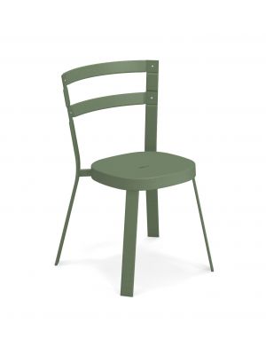 Thor 655 stackable chair steel structure suitable for contract and outdoor use by Emu online sales on www.sintesi.design