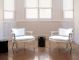 Dalia Luxury Armchair Beechwood Base Leather Cushions by Longhi Online Sales