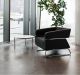Matrix 4101 waiting armchair coated in fabric suitable for contract use by LaCividina buy online