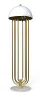Turner F Floor Lamp Brass Structure Aluminum Diffuser by DelightFULL Online Sales