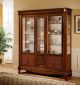 Alice Showcase 3 Doors Linear Frame Made in Italy by Bianchi Mobili
