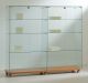 Vendita Online Laminato Light Vetrina 1614/1614M Struttura in Vetro Temperato e Base in MDF by Italvetrine.