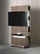Lounge TV stand wooden structure by Pacini & Cappellini online sales