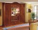 Sales Online Althea Wardrobe by Bianchi Mobili Walnut 4 Doors