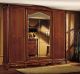 Roma With Feet Walnut Wardrobe by Bianchi Mobili 4 Doors