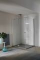Azure F LPD Shower Enclosure Glass Door Aluminum Frame by Inda Online Sales