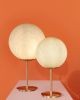 Mineral Stand table lamp satin brass base polyethylene diffuser by Slide online sales on www.sintesi.design