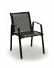 Slim Chair with Armrests Metal and Steel Structure by SintesiDesign Sales Online