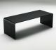 7082 coffee table black tempered glass suitable for contract use by Gliv online sales