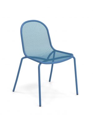 Nova 660 stackable chair painted steel structure suitable for contract and outdoor by Emu online sales on www.sintesi.design