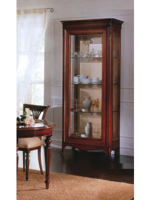 Opera Showcase 1 Glass Door Made in Italy by Bianchi Mobili