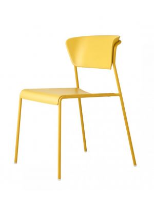 Lisa 2865 stackable chair steel structure technopolymer seat and backrest suitable for contract use by Scab online sales