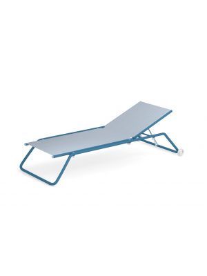 Snooze 207 sunbed steel frame textilene seat suitable for contract use by Emu online sales on www.sintesi.design now!