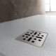 Square Aquastone Shower Tray Natural Mineral Charges by SintesiDesign Online Sales
