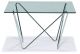 Robby Coffee Table Steel Structure Glass Top by Sintesi Online Sales