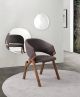 Byron chair wooden structure fabric seat by Pacini & Cappellini online sales
