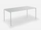 Aer rectangular table metal frame wooden top by Fantin online sales on www.sintesi.design online sales