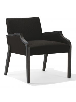 Diesis PL Lounge Chair Wooden Frame Fabric Seat by Cabas Online Sales