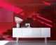 Sales Online Adorna Sideboard Mat or Glossy Lacquered Chromed or Lacquered Base by Linfa Design.