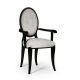 Molly Classic Armchair Wooden Structure Fabric Seat by SintesiDesign Buy Online