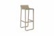 Flat High Stool with Backrest