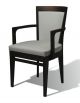 Grandhotel SB Chair with Armrests Wooden Frame Fabric Seat by Cabas Online Buy
