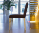 Sales Online Morgana Chair Solid Oak or American Walnut Structure with Fabric by Linfa Design