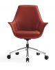 Kimera Low executive chair die-cast aluminum base leather seat by Kastel online sales
