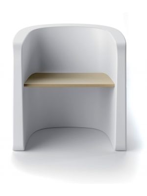Talea chair polyethylene structure fabric seat suitable for contract use by Plust buy online