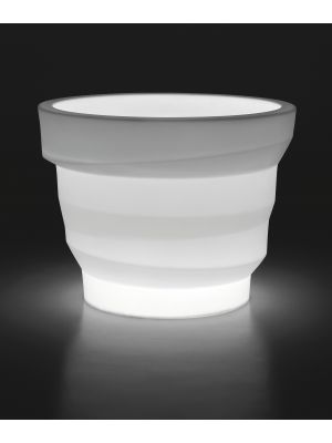 Rebelot Light polyethylene vase suitable for contract use by Plust online sales