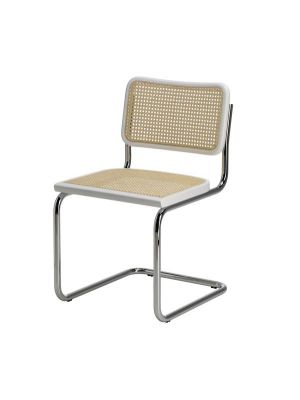 Vienna Breuer Chair Steel Frame Wooden Seat by Galvanotecnica Online Sales
