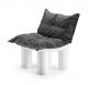 Atene armchair polyethylene structure suitable for contract use by Plust online sales