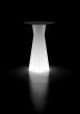 Frozen Light luminous table polyethylene base HPL top suitable for contract use by Plust online sales