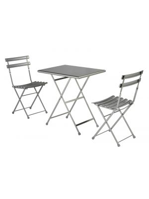 Arc En Ciel table anc chair steel structure suitable for contract use by Emu online sales