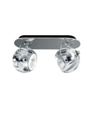 Sales Online Beluga Color D57 G23 Ceiling Lamp Has a Diffuser in 24% Lead Crystal by Fabbian