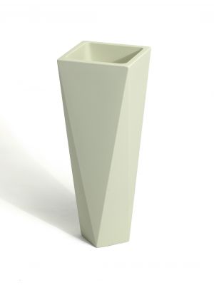 Diamond vase in polyethylene structure suitable for outdoor by Scab online sales