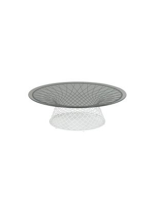 Heaven round coffee tables metal base glass top suitable for outdoor use by Emu online sales