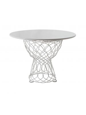 Re-Trouvè round table steel structure suitable for contract and outdoor use by Emu online sales