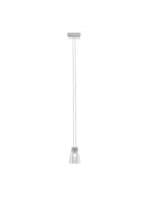 Sales Online Vicky D69 A01 Suspension Lamp in crystal decorated with a delicate floral engraving by Fabbian