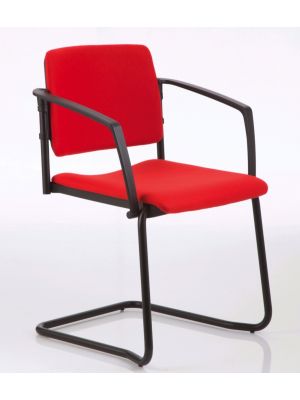 Essenziale 9220B Sled Chair Steel Structure Fabric Seat by Luxy Online Sales
