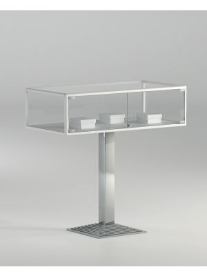 Alldesign Plus 1PFP display case aluminum profiles metal base by Italvetrine online sales