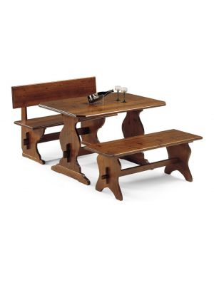 PIZ 150 Bench in Solid Pine Wood by SintesiDesign Buy Online