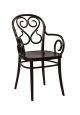 004 Thonet Chair with Armrests Solid Wood Structure High Quality Product by Ton Sales Online