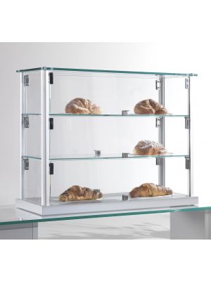 Vendita Online AllDesign 6/5 Bar Vetrina da Banco Struttura in ABS e Vetro Temperato by Italvetrine.