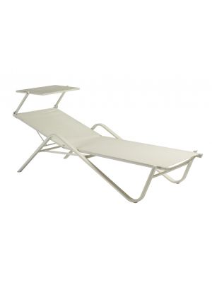 Holly sunbed steel frame textilene seat suitable for outdoor use by Emu online sales