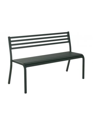 Segno bench steel structure suitable for contract and outdoor use by Emu online sales