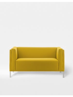 Kontex S waiting sofa ecoleather seat steel feet by Kastel online sales